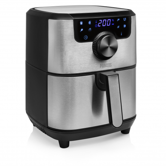 Freidora de aire Princess 182033, 4.5 litros, 1500W, plata